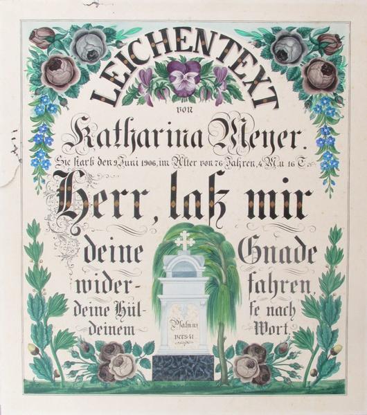 LEICHENTEXT (titre inscrit)