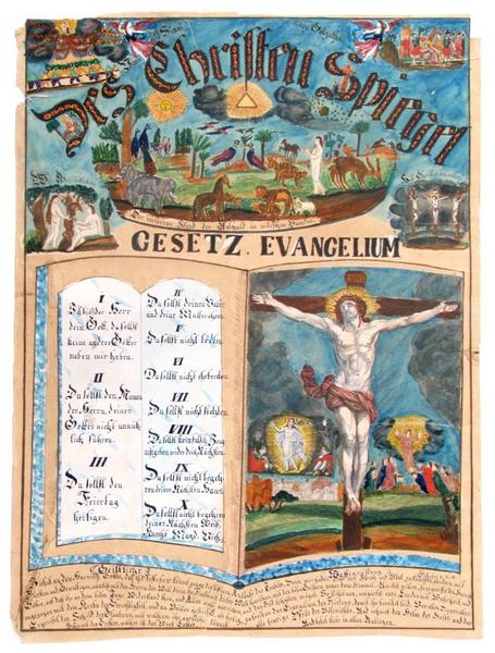 Des Christen Spiegel/ GESETZ EVANGELIUM (titre inscrit)