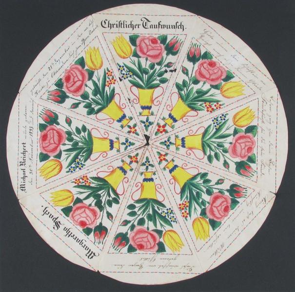 Christlicher Taufwunsch. (titre inscrit)