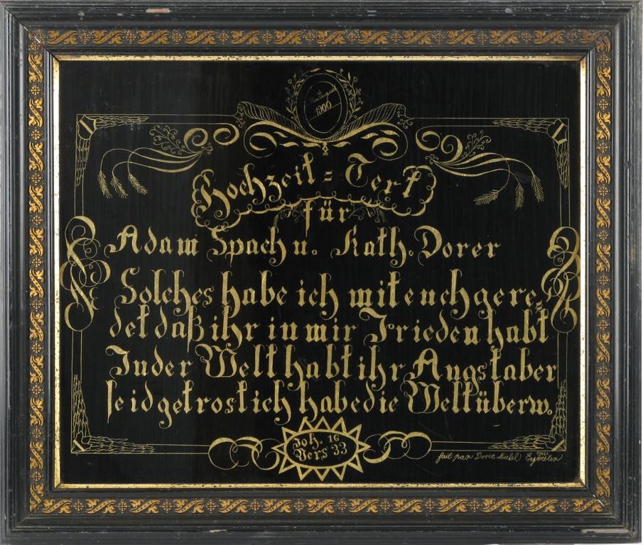 Hochzeit=Text (titre inscrit)