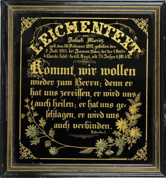 LEICHENTEXT (titre inscrit)
