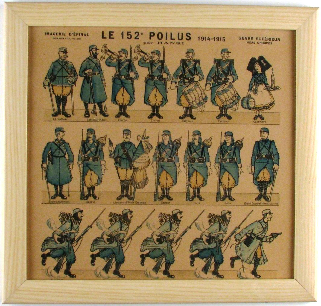 Le 152e Poilus par Hansi (titre inscrit)