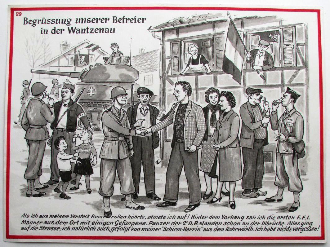 souvenir illustré d'incorporation n°29 (recopié), par Louis Klauth (titre factice)