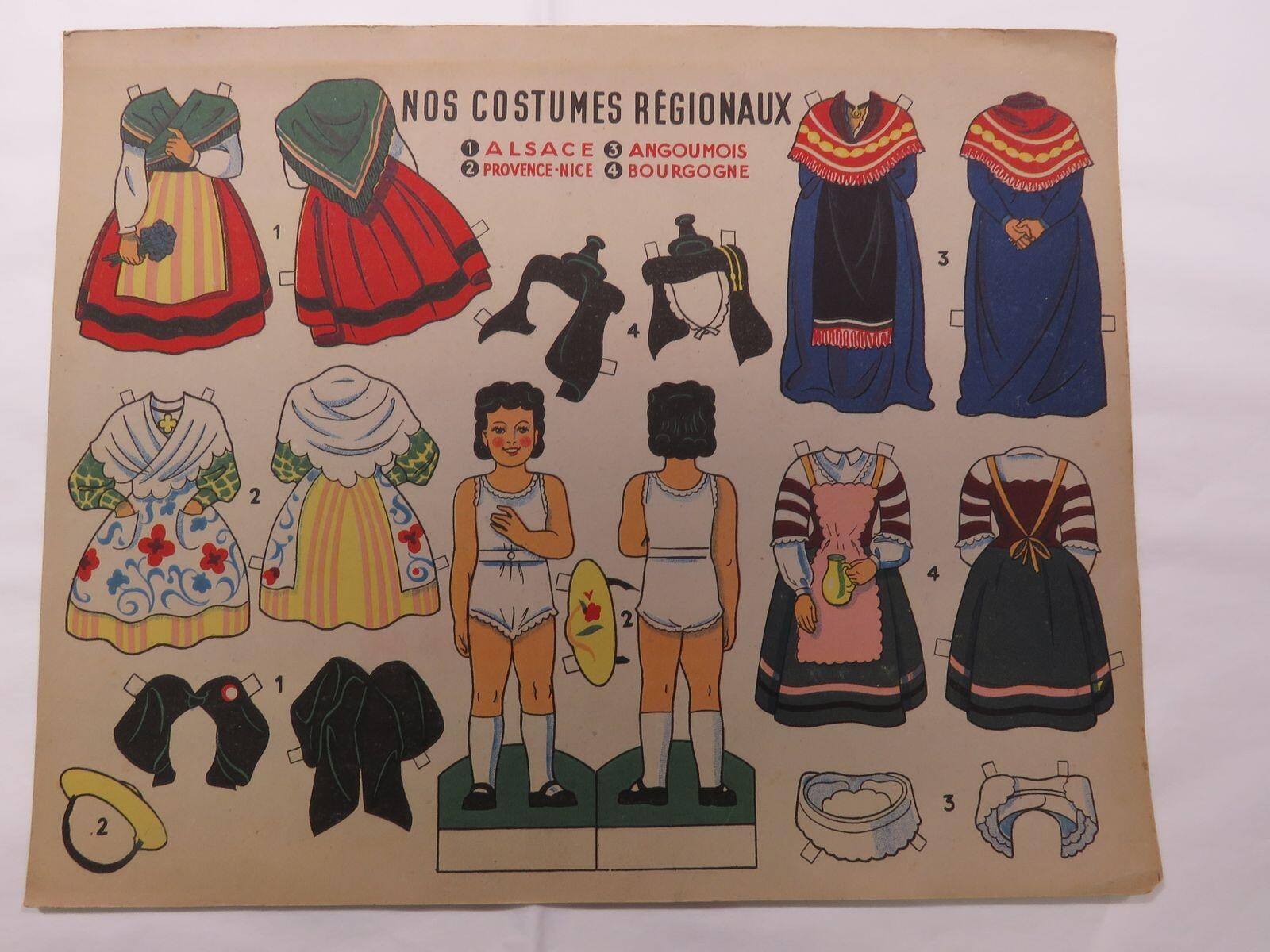 NOS COSTUMES REGIONAUX  (titre inscrit)
