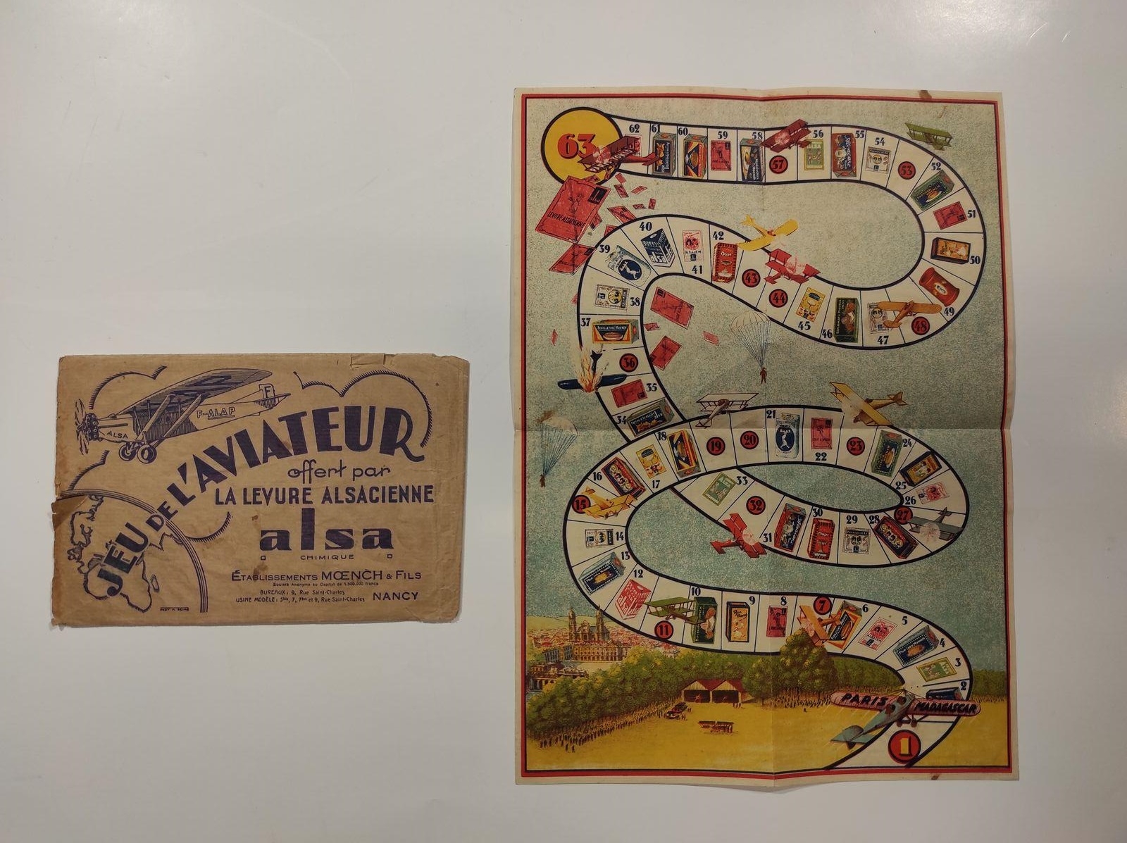 jeu de l'aviateur (titre inscrit)