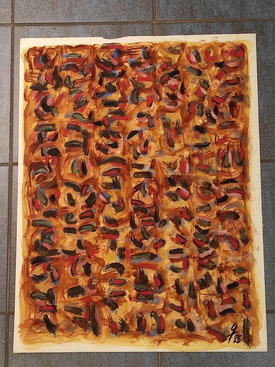 Huile sur papier (titre factice)