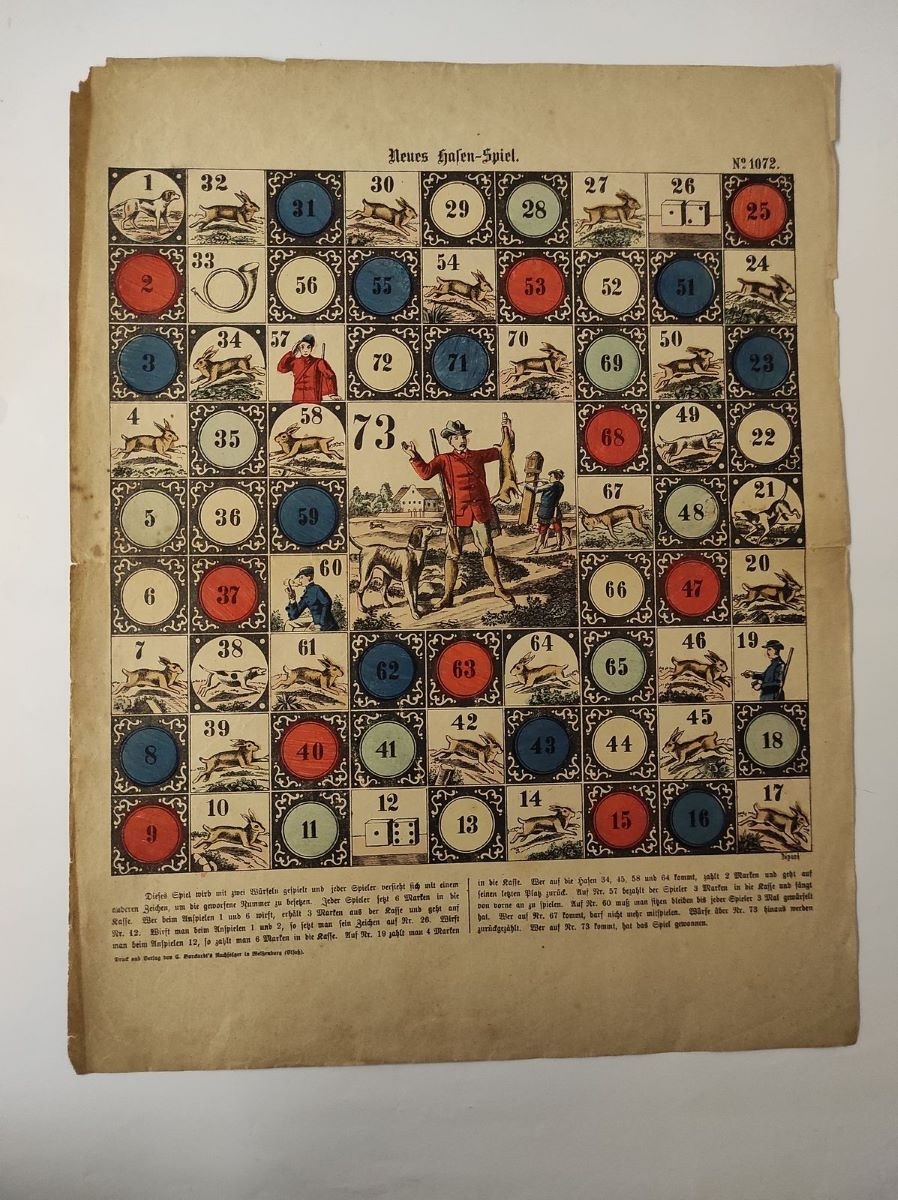 Neues hasen-Spiel (titre inscrit)