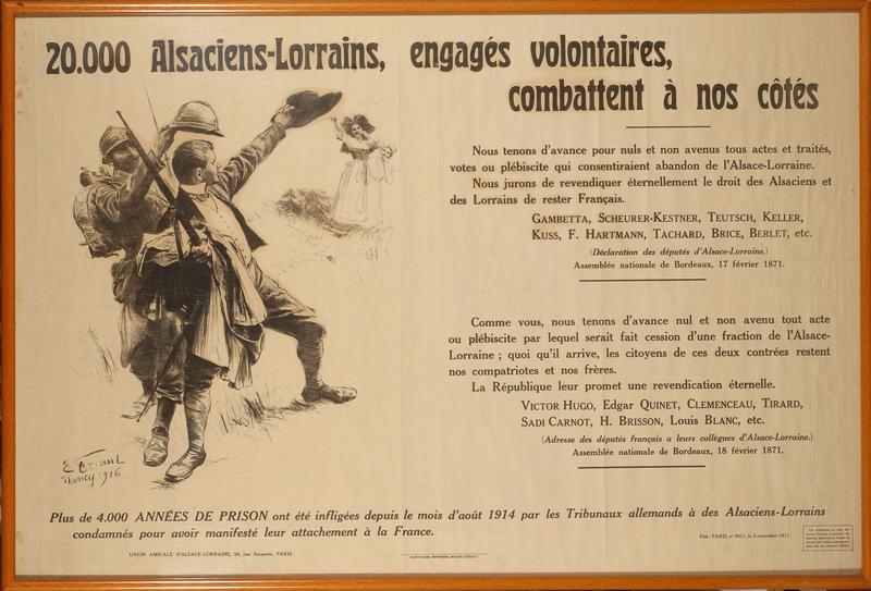Les engagés volontaires d'Alsace-Lorraine (titre factice)