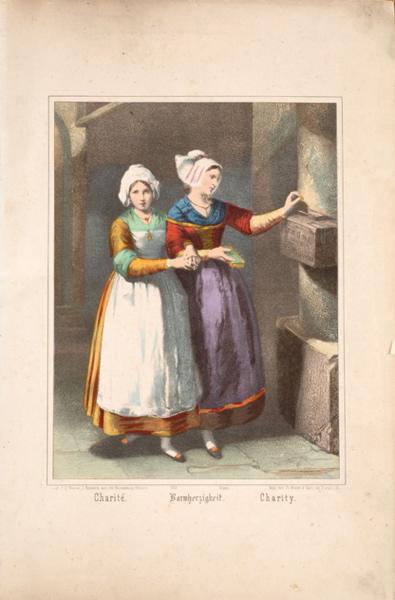 Charité. (titre inscrit, français, allemand, anglais)