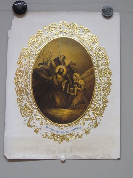 VI. Veronica reicht Jesu das Schweisstuch (titre inscrit, allemand)