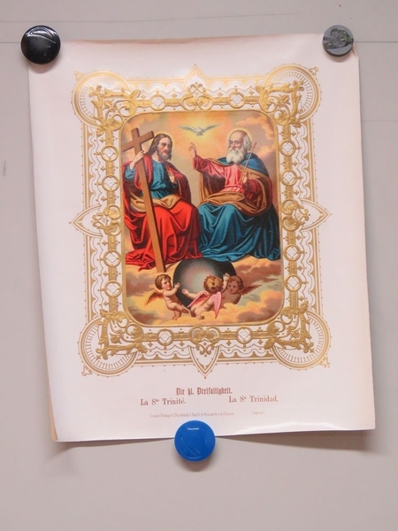 La Ste. Trinité. (titre inscrit, allemand, français, espagnol)