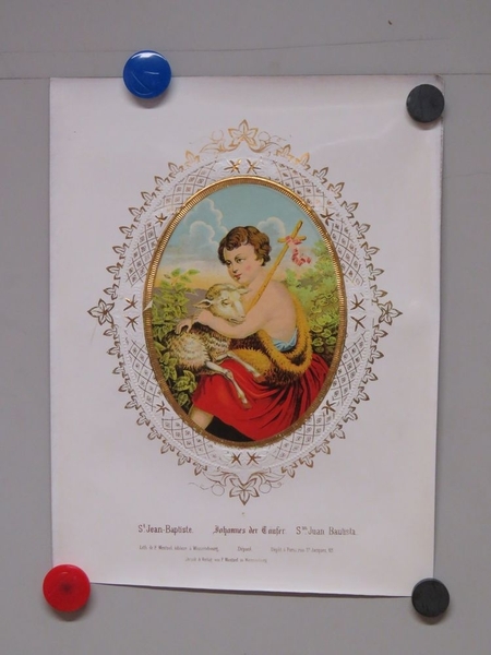 St. Jean-Baptiste. (titre inscrit, français, allemand, espagnol)