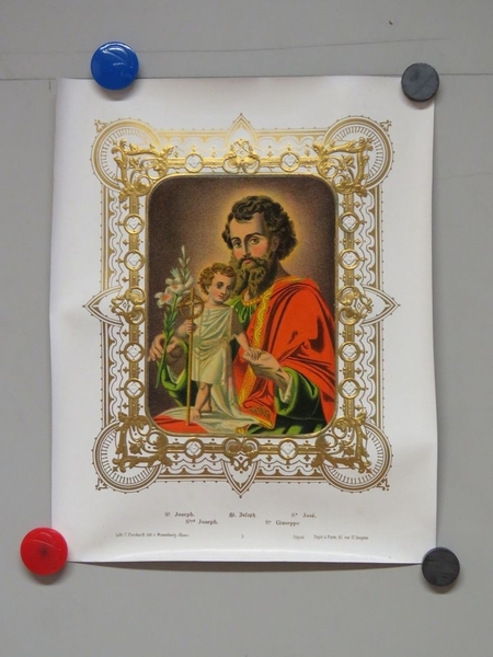 St. Joseph. (titre inscrit, français, allemand, espagnol, anglais, italien)
