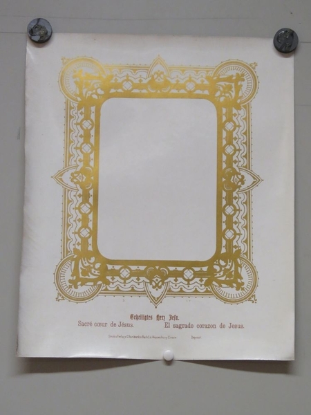 Sacré coeur de Jésus. (titre inscrit, allemand, français, espagnol)