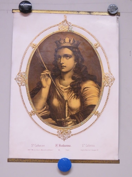 Ste. Catherine. (titre inscrit, français, allemand, espagnol)