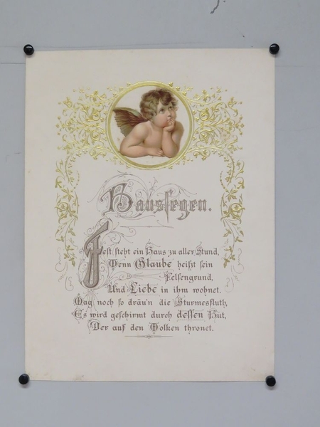 Haussegen (titre inscrit, allemand)