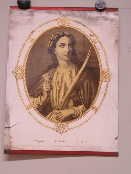 Ste. Agathe. (titre inscrit, français, allemand, espagnol)