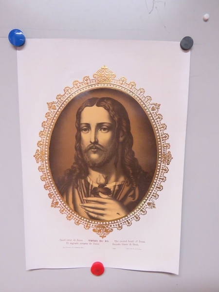Sacré coeur de Jésus. (titre inscrit, français, allemand)