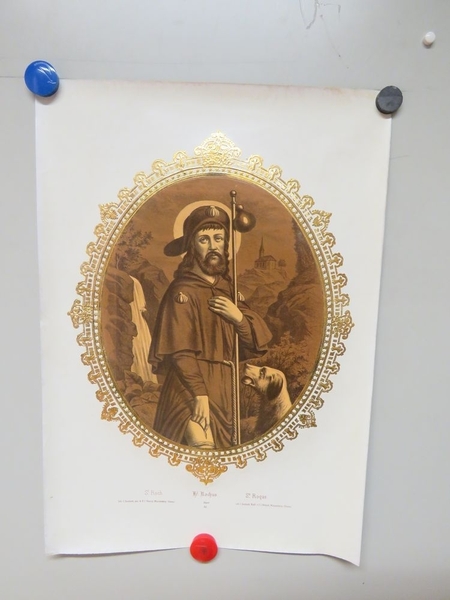 St. Roch. (titre inscrit, français, allemand, espagnol)