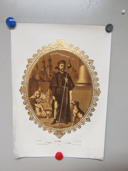 St. Roch. (titre inscrit, français, allemand, anglais, espagnol, italien)