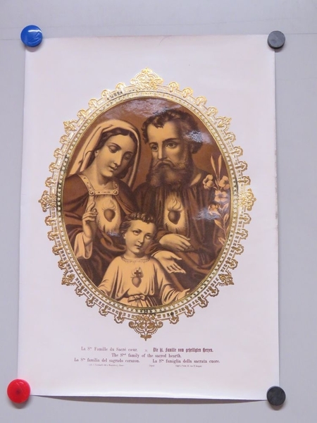 La Ste Famille du Sacré coeur. (titre inscrit, français, allemand, anglais, espagnol, italien)