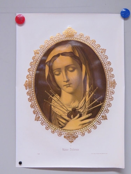 Mater Dolorosa. (titre inscrit, latin)