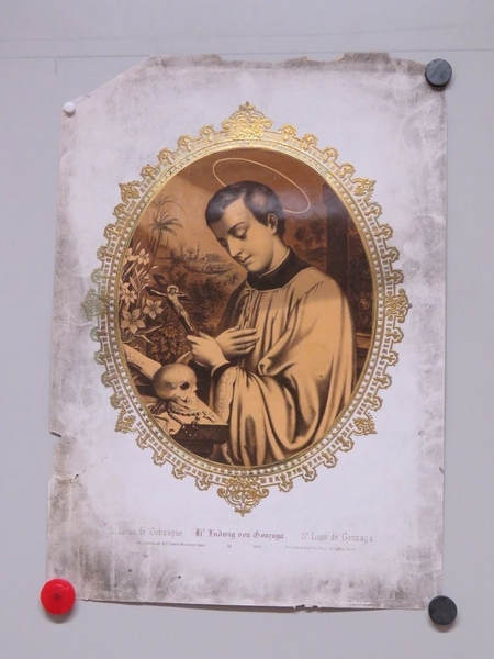 St. Louis de Gonzague. (titre inscrit, français, allemand, anglais)