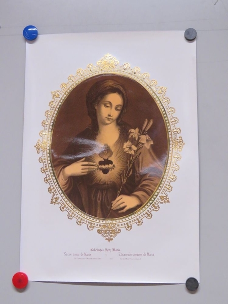 Sacré coeur de Marie. (titre inscrit, allemand, fraçais, espagnol)