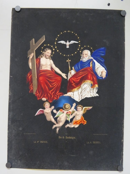 LA Ste TRINITÉ (titre inscrit, allemand, français, espagnol)