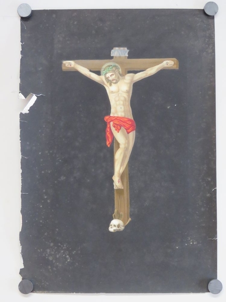 Le Christ en croix. (titre factice)