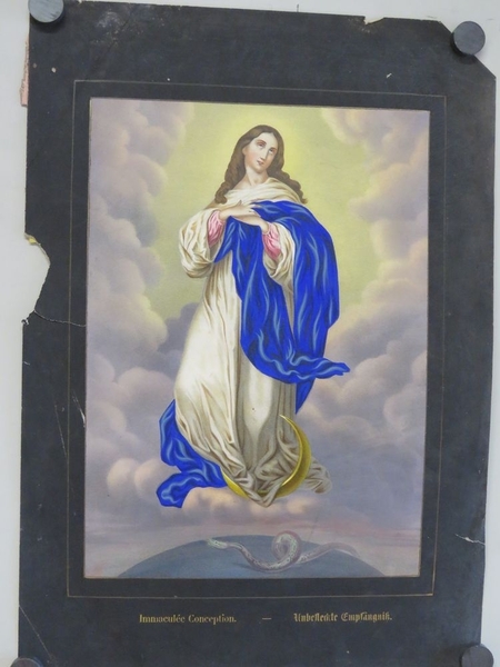 Immaculée Conception. (titre inscrit, français, allemand)