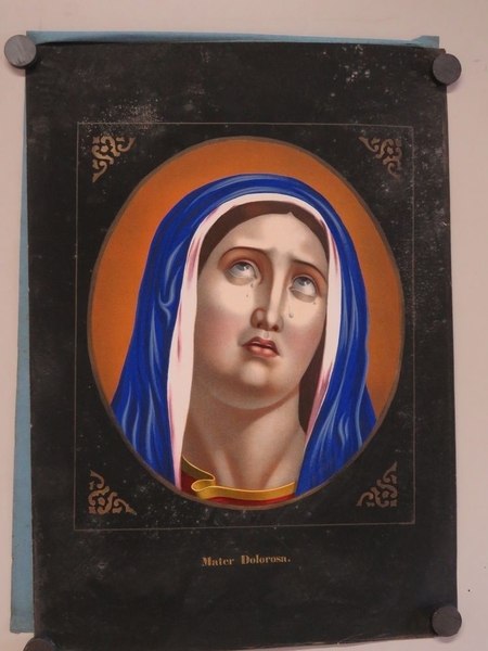Mater dolorosa. (titre inscrit, latin)