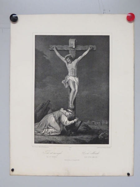 Tout est accompli. (titre inscrit, français, allemand, anglais, espagnol)
