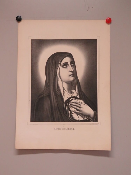 MATER DOLOROSA. (titre inscrit, latin)