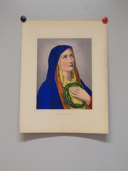 Mater dolorosa. (titre inscrit, latin)
