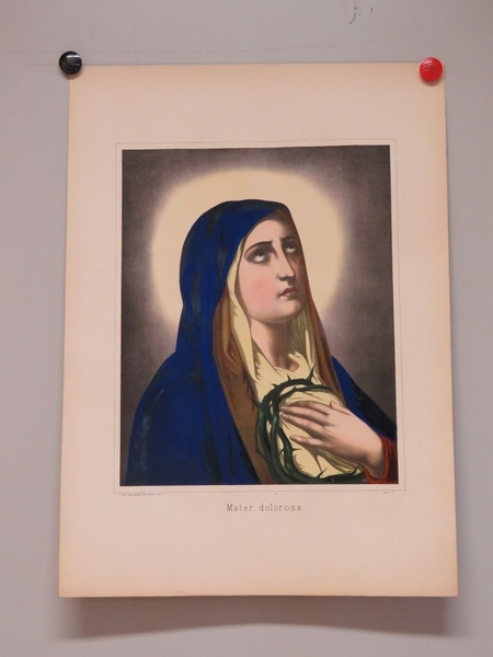 Mater dolorosa. (titre inscrit, latin)