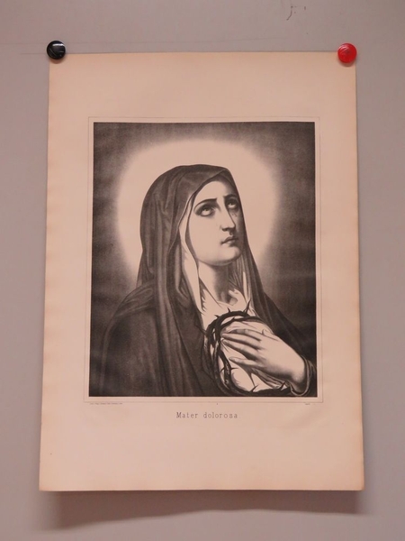 Mater dolorosa. (titre inscrit, latin)