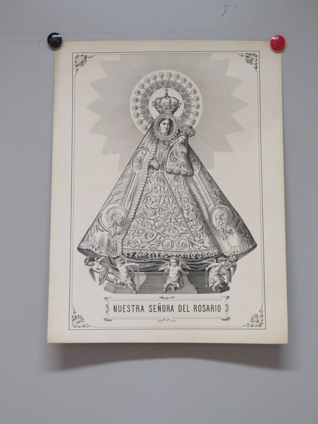 NUESTRA SENORA DEL ROSARIO. (titre inscrit, espagnol) ; Notre-Dame du Rosaire (titre traduit)