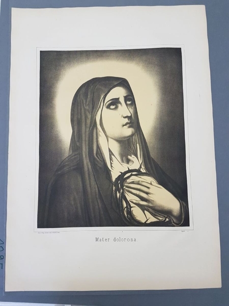 Mater dolorosa. (titre inscrit, latin)