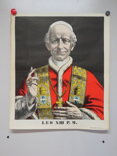 LEO XIII P. M. (titre inscrit, allemand) ; Léon XIII (titre traduit)