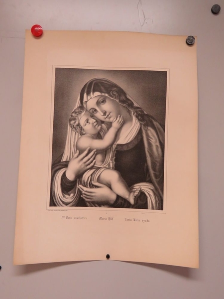 Ste. Marie auxiliatrice. (titre inscrit, français, allemand, espagnol)