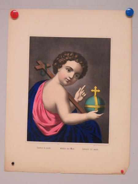 Sauveur du monde. (titre inscrit, français, allemand, espagnol)