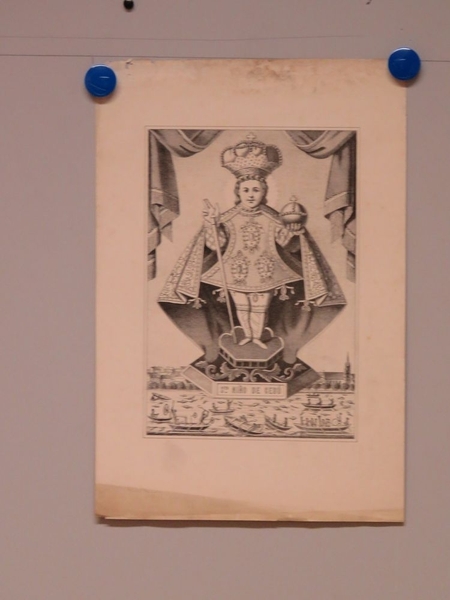 STO. NIÑO DE CEBÙ. (titre inscrit, espagnol) ; saint Enfant de Cébu (titre traduit)