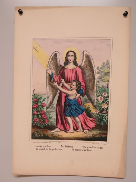 L'Ange gardien. (titre inscrit, français, allemand, anglais, espagnol, italien)