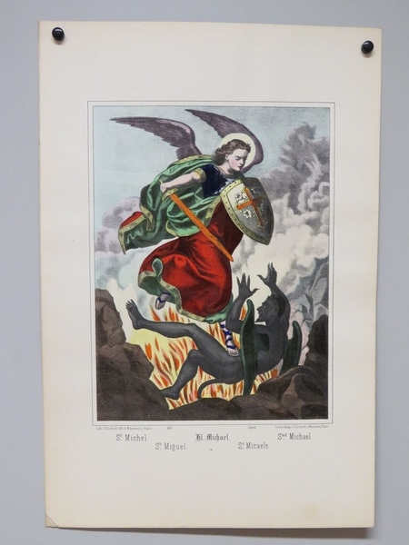 St. Michel. (titre inscrit, français, allemand, anglais, espagnol, italien)