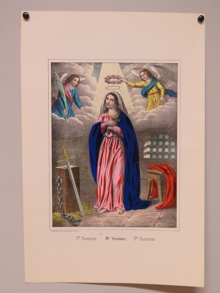 Ste. Susanne. (titre inscrit, français, allemand, espagnol)