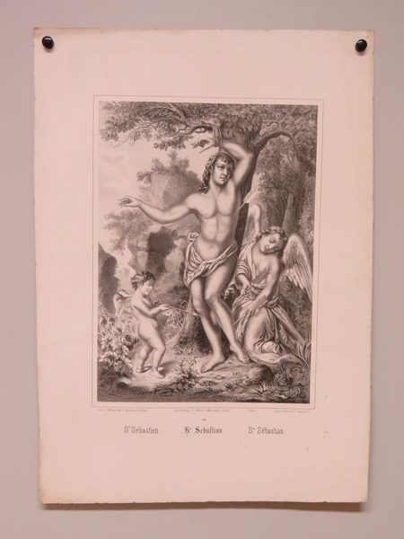St. Sébastien. (recto) ; Bords de la Loire. (verso) (titre inscrit, français, espagnol, allemand)