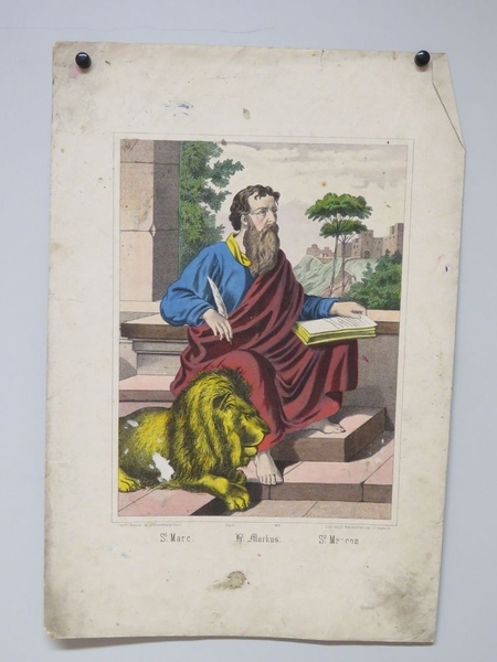 St. Marc. (titre inscrit, français, allemand, espagnol)