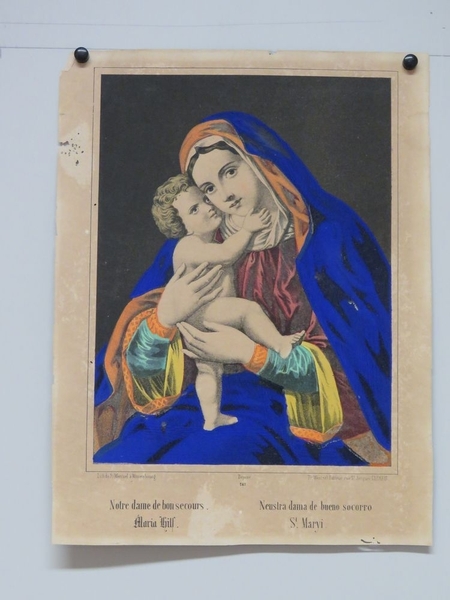 Notre dame de bon secours. (titre inscrit, français, espagnol, ?)