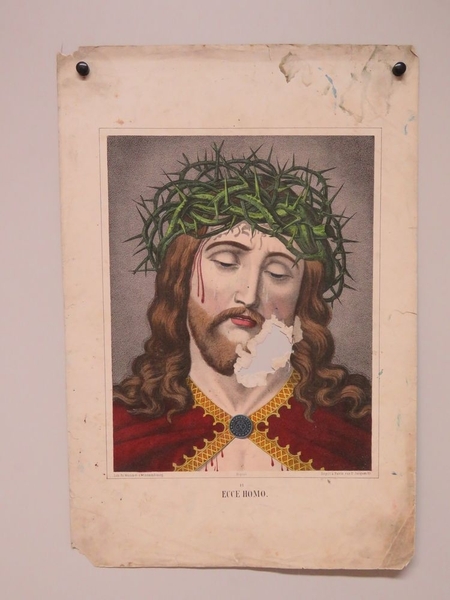 ECCE HOMO. (titre inscrit, latin)